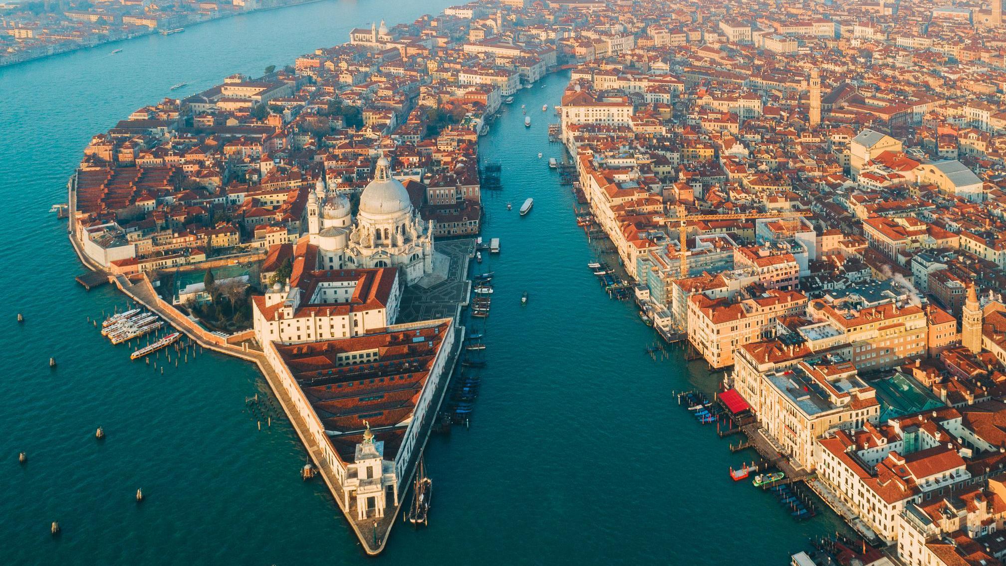 Vista aérea de Venecia