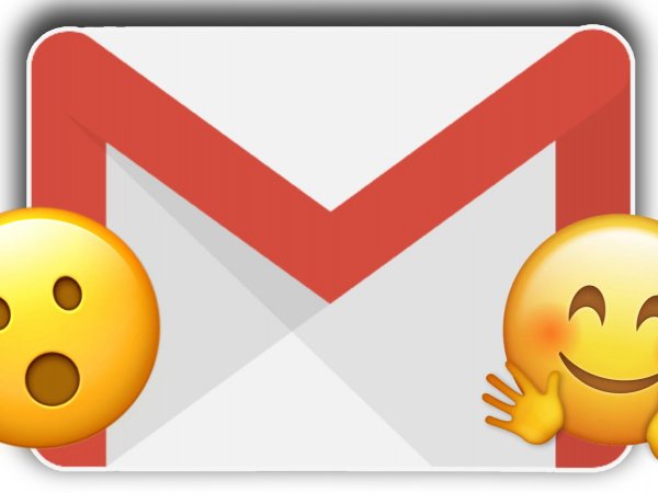 Gmail con emojis.