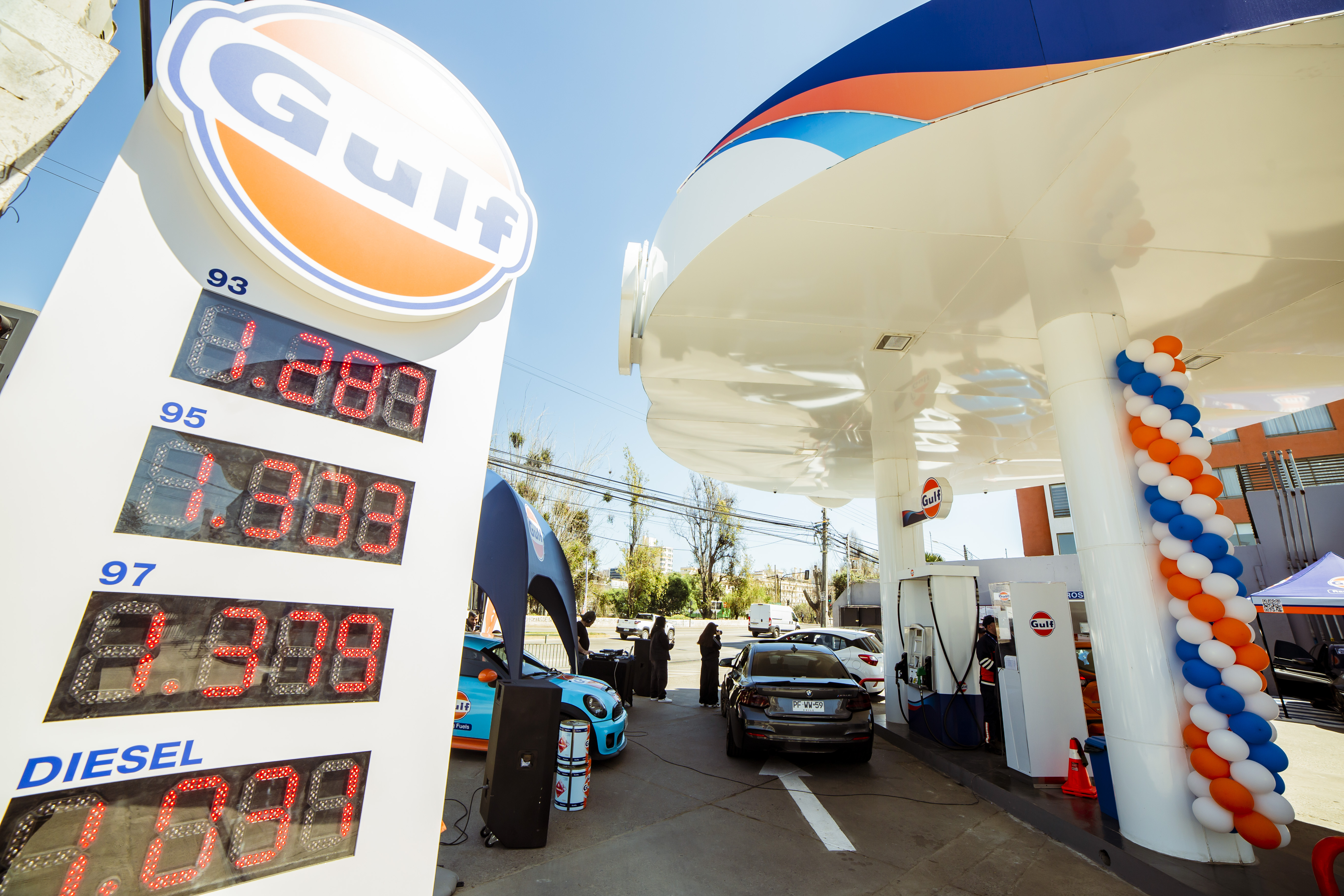 Estación de Gulf en Chile