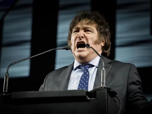 Javier Milei en discurso