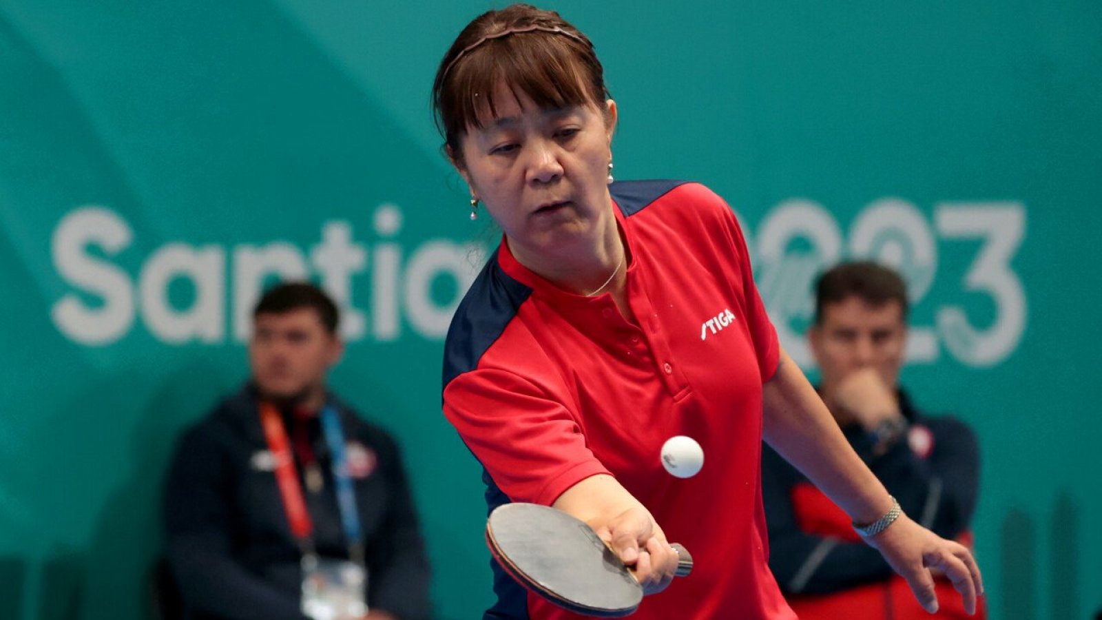 Tania Zeng compite en los Juegos Panamericanos Santiago 2023.