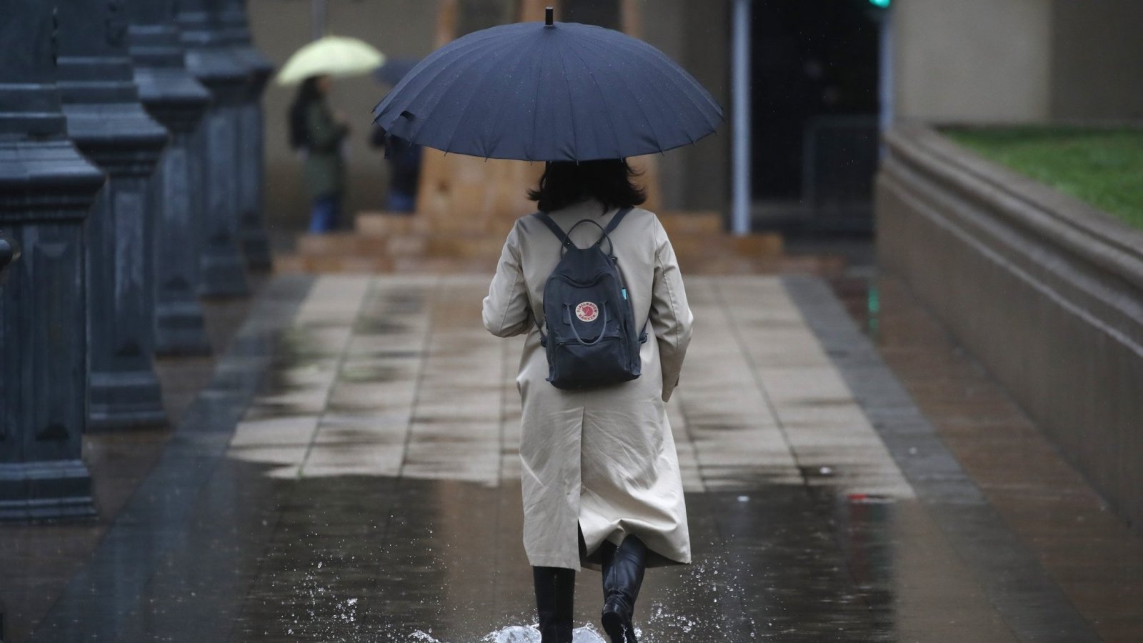 Lluvia en Santiago