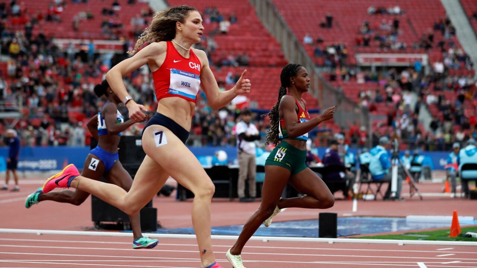 Martina Weil en los Juegos Panamericanos Santiago 2023.