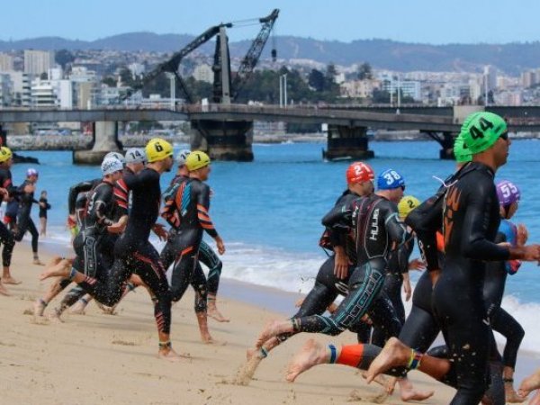 Triatlón obligará al cierre de calles y desvíos en viña del mar.