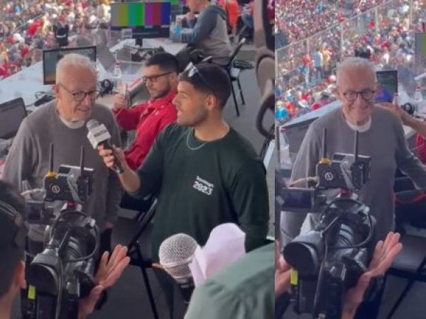 Entre aplausos y gritos: Pedro Carcuro es ovacionado por el público en el Estadio Nacional