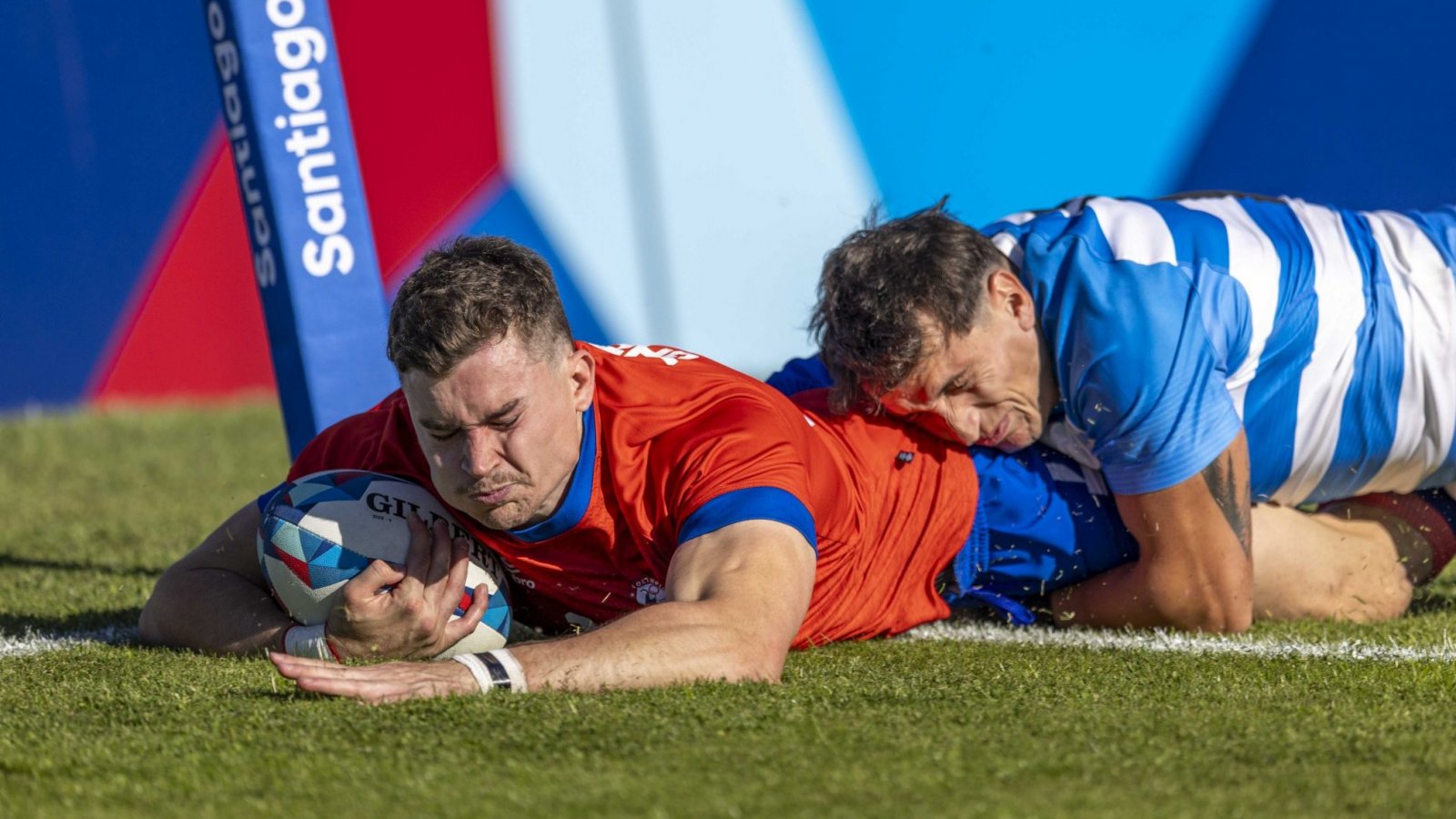 Los Cóndores en la final de Panamericanos 2023 del rugby 7.