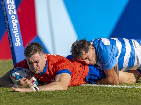 Los Cóndores en la final de Panamericanos 2023 del rugby 7.