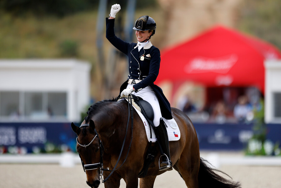 Svenja Grimm en el Adiestramiento Ecuestre Individual