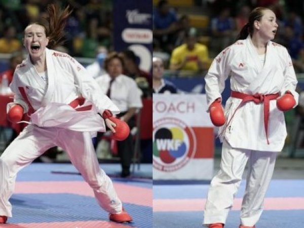 Chilena ucraniana en karate panamericano