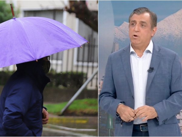 Lluvia en Santiago. Iván Torres