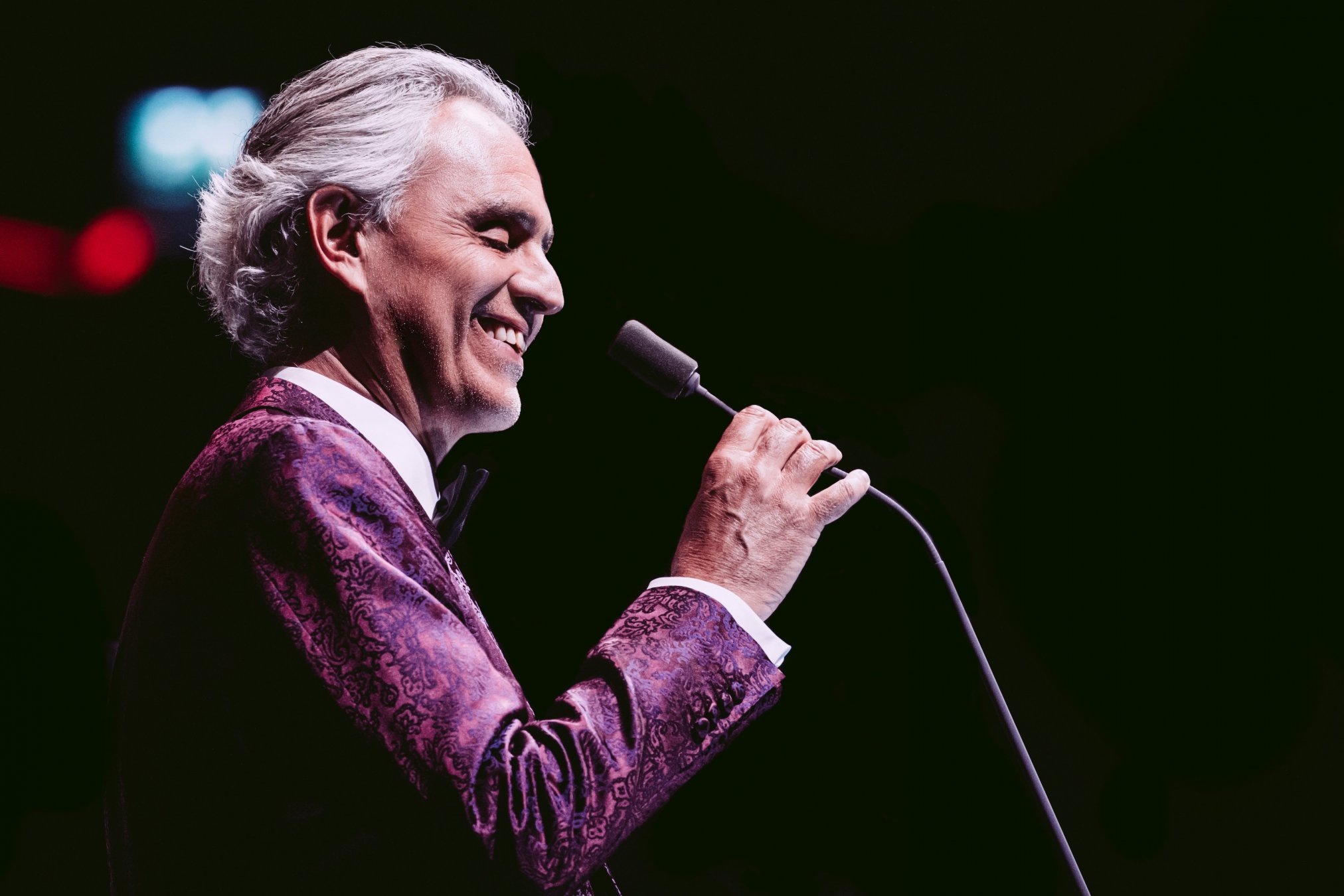 Andrea Bocelli. Parrilla del Festival de Viña 2024. 