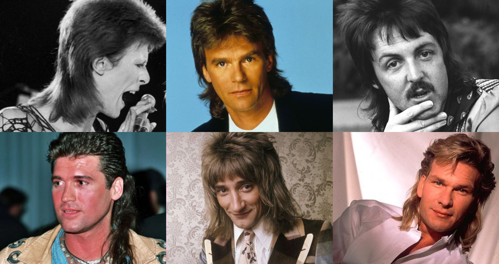 famosos con mullet