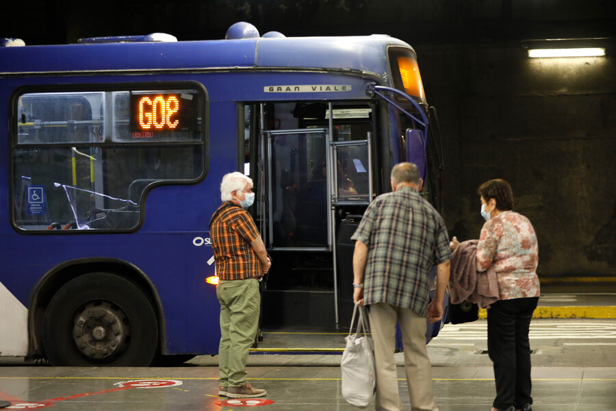 Bus RED. En cuánto pasa la micro.