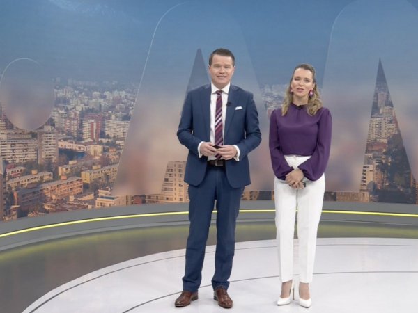 Carla Zunino y Davor Gjuranovic en 24 AM.