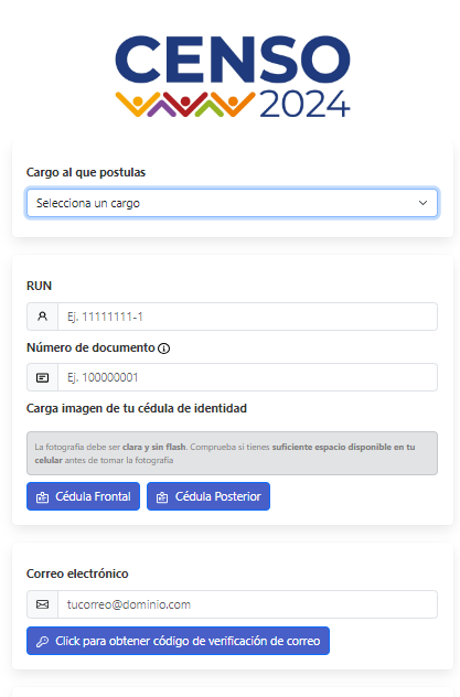 ¿Cómo postular a un trabajo del Censo 2024?