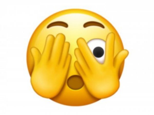 El significado real del emoji tapándose la cara