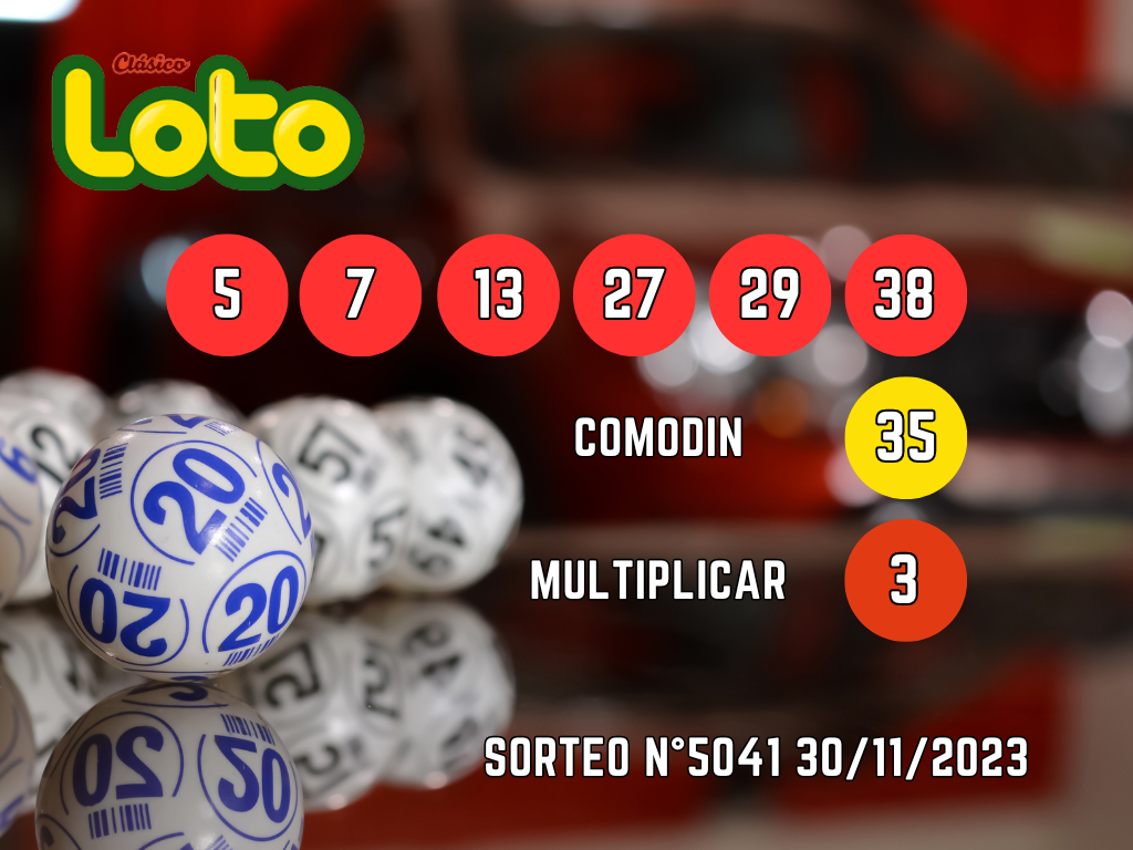 Resultados loto 5041