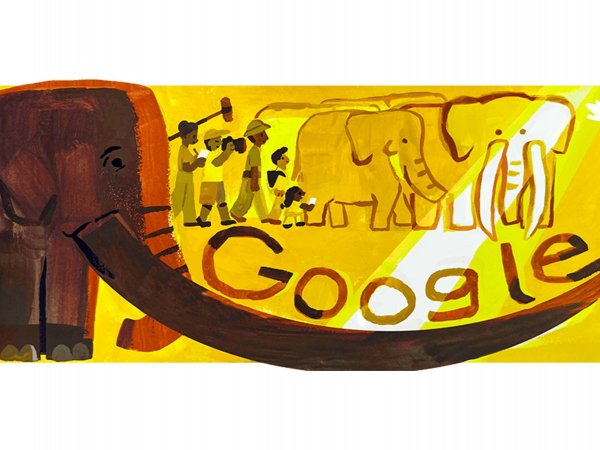 Doodle de Google elefante Ahmed