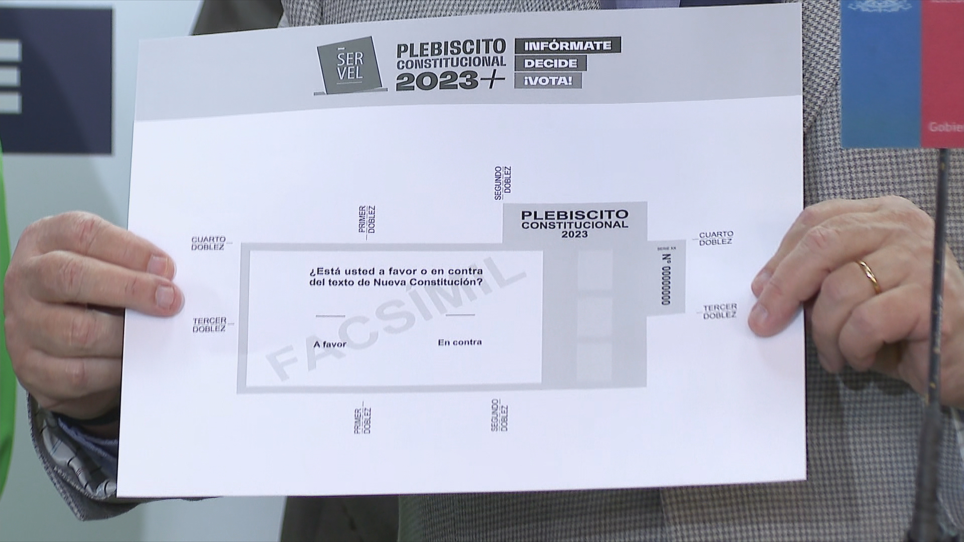 Voto del plebiscito 2023 por nueva Constitución