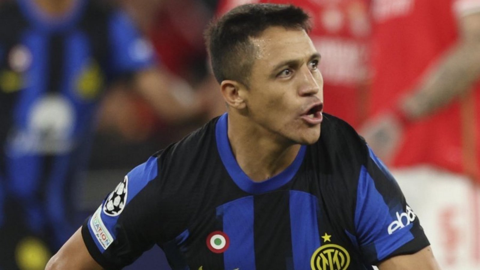 Alexis Sánchez jugando en el Inter de Milán