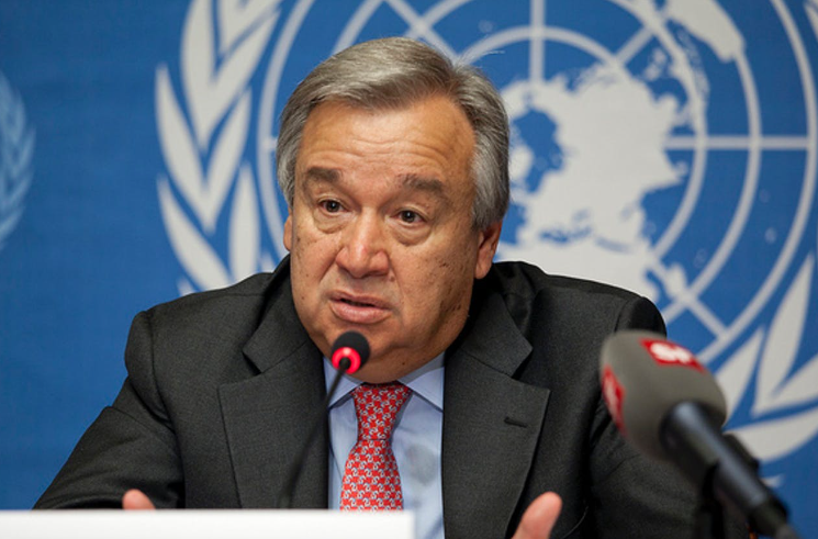 Efemérides de hoy 12 diciembre. Antonio Guterres