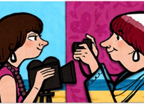 Agnès Varda y Doodle de Google.