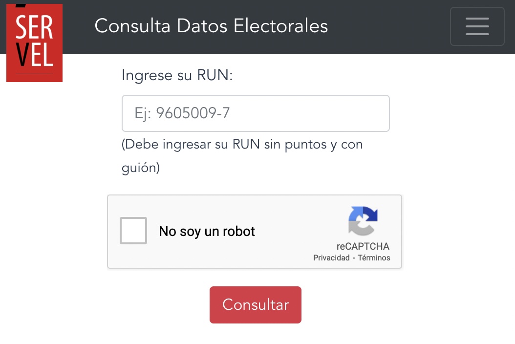 SERVEL DATOS ELECTORALES