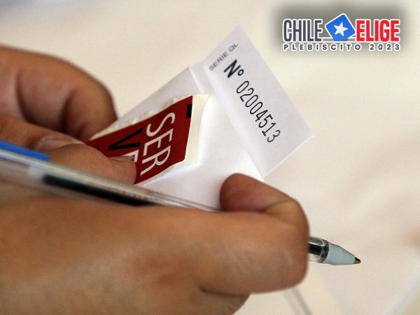 Cómo marcar el voto. Plebiscito 2023.