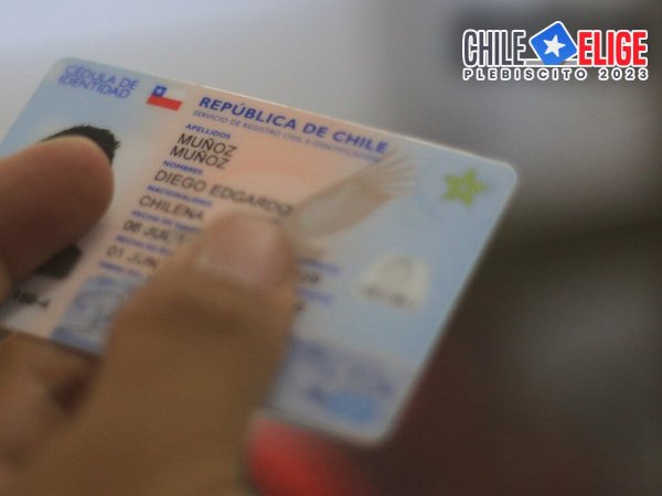 Cédula de identidad Plebiscito 2023. Servel.