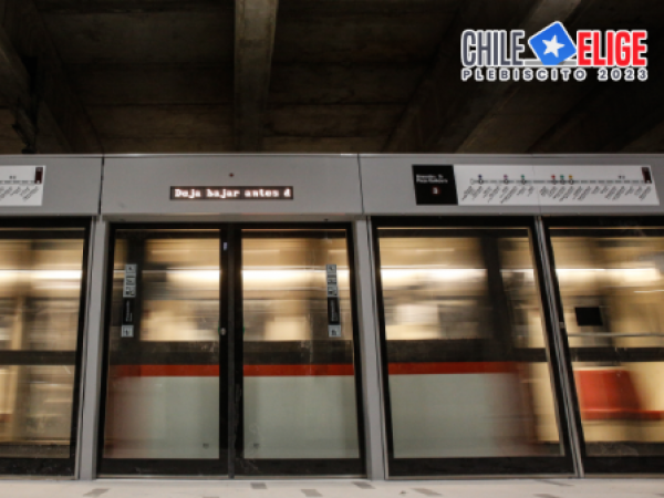 ¿A qué hora abre el Metro el día del Plebiscito?