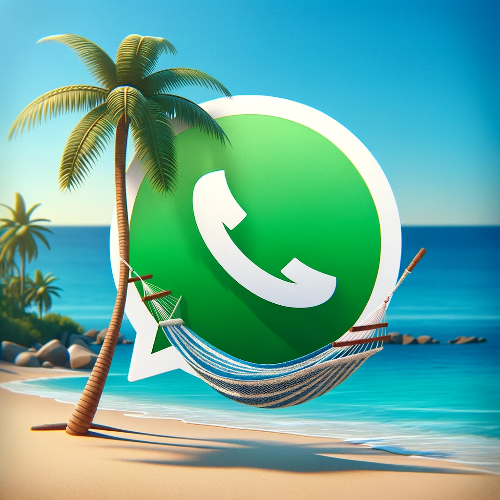 WhatsApp cerrado por vacaciones.