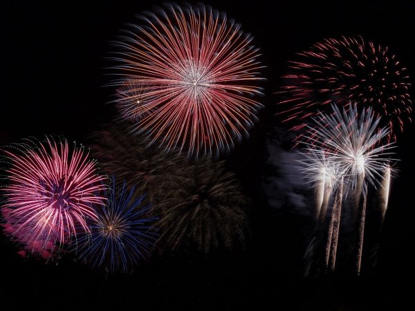 Fiestas de fin de año 2024. Fuegos artificiales.