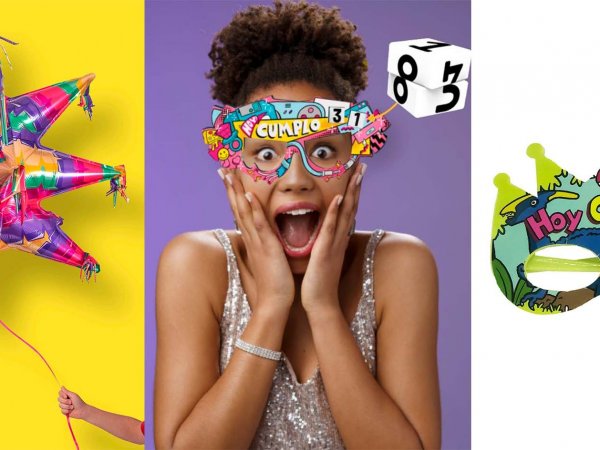 Cotillón reutilizables, fiestas, Chile, 2024.