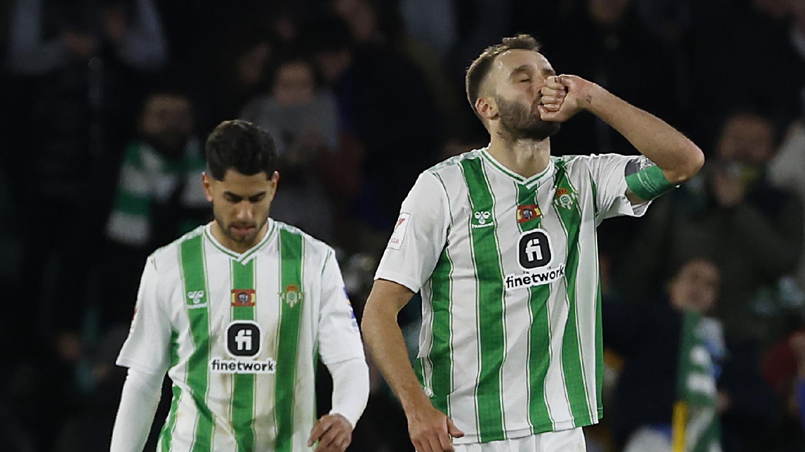 Real Betis celebrando un gol