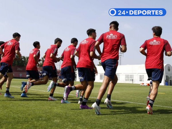 Selección Chilena Sub 23 entrenando