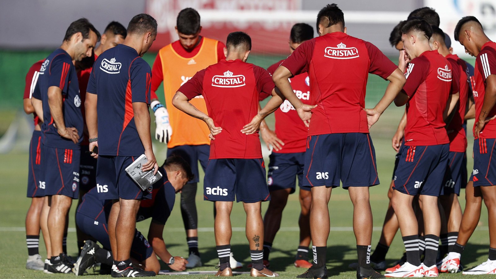 Selección Chilena Sub 23 entrenando