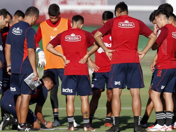 Selección Chilena Sub 23 entrenando