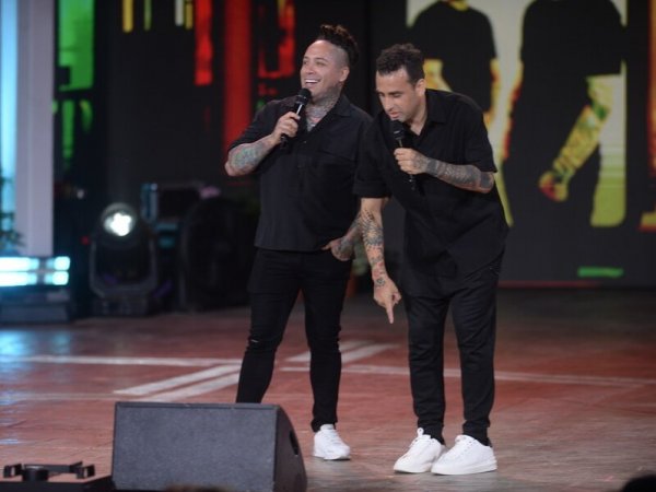 Cebolla y Bodoque en el Festival de Olmué 2024.