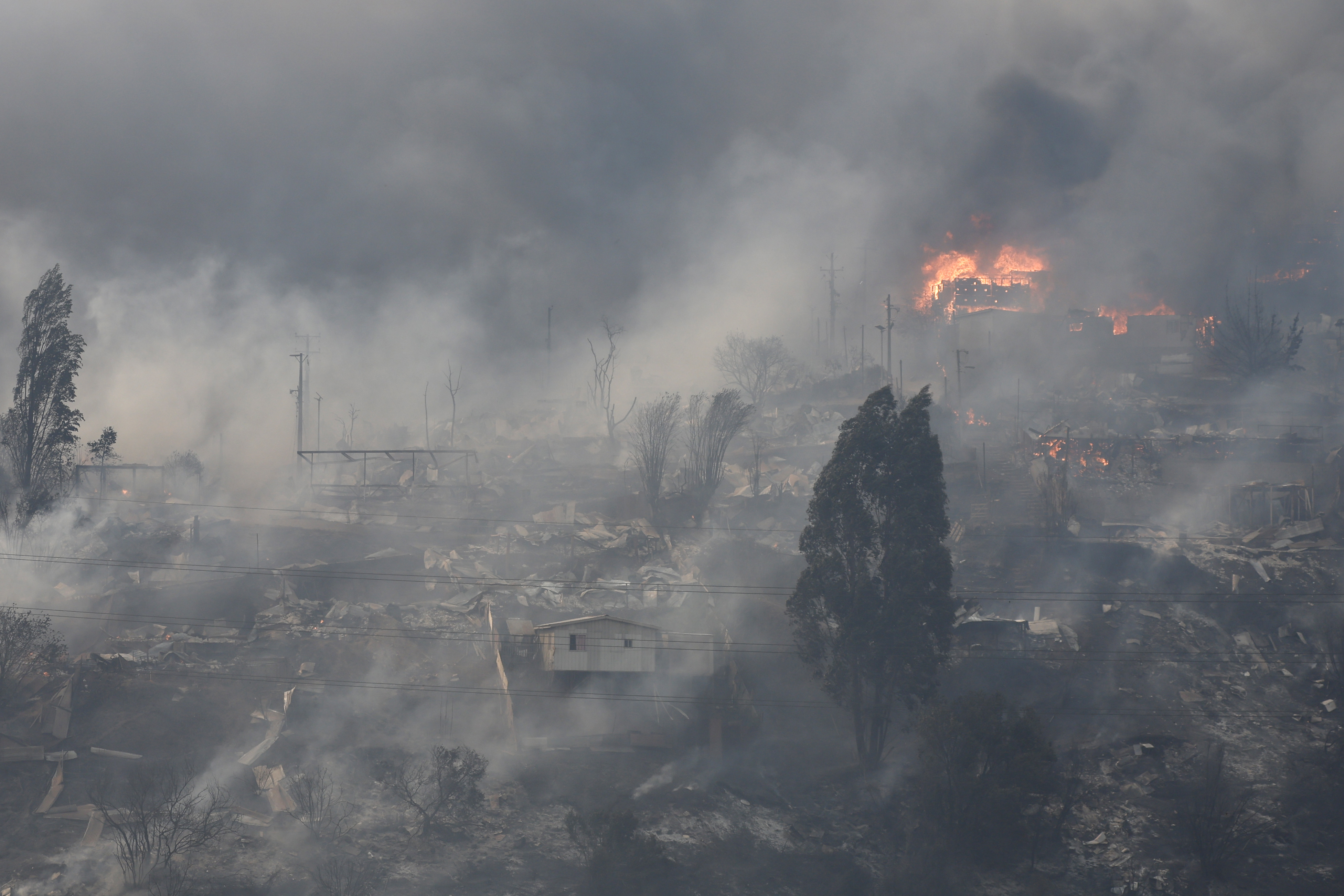 Incendio en Valparáiso