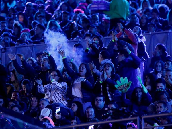 El monstruo del Festival de Viña del Mar. Foto: Agencia Uno.