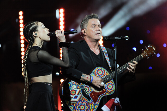 Karina Paisan y Alejandro Sanz