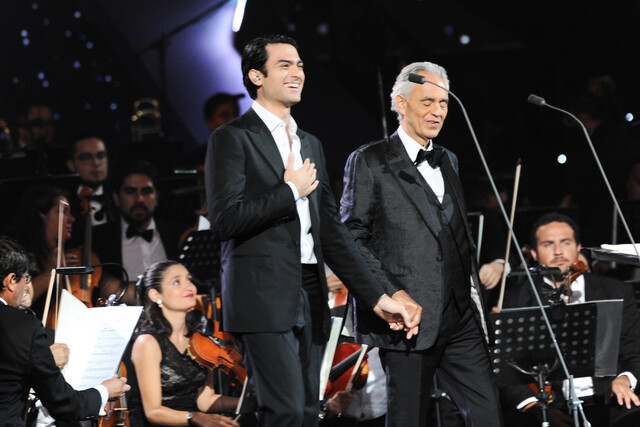 Matteo y Andrea Bocelli