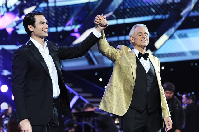 Matteo y Andrea Bocelli