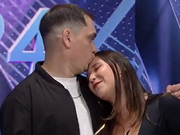 Lucho miranda y su pareja