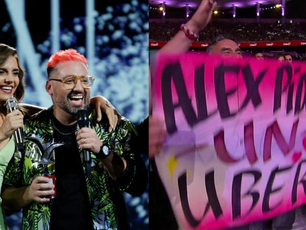 Álex Ortiz actuando en el Festival de Viña del Mar 2024