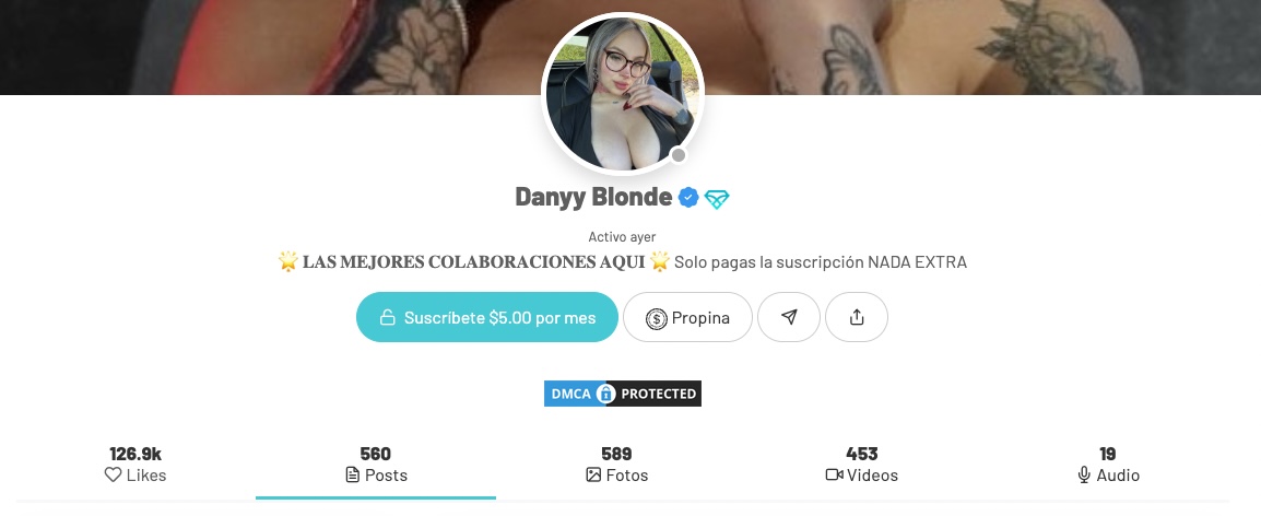 Danyy Blonde en Arsmate