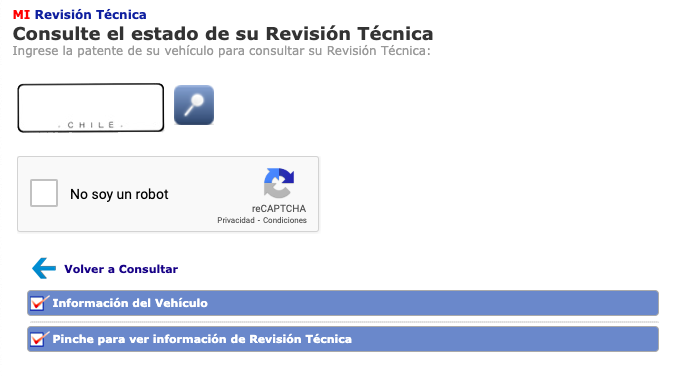 Estado de revisión técnica.