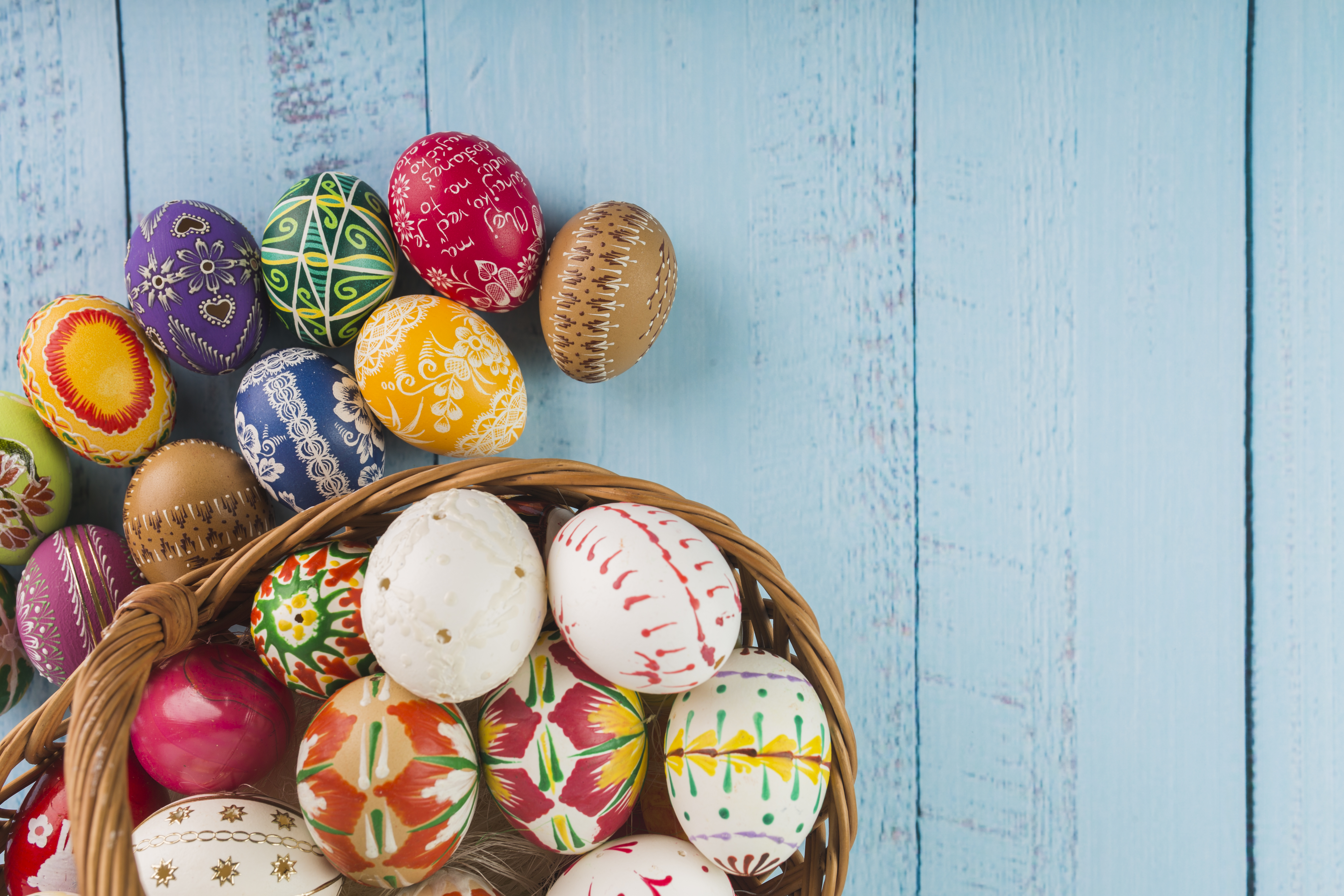 Semana Santa y huevos de pascua.