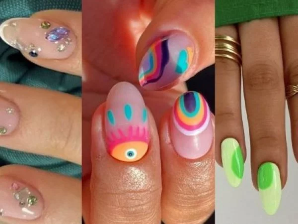 Uñas de gel decoradas