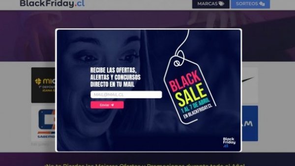 Black Sale página web